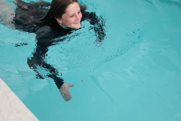 Heated Outdoor Lap Pool